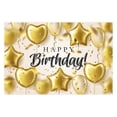 thumbnail image 1 of Amdohai 7*5ft Happy Birthday Photo Backdrop Adult Birthday Theme Photography Background Cloth Party Decorations Live Streaming Accessories #3310, 1 of 6