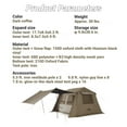 thumbnail image 5 of Naturehike, Family Camping Tent, Instant Setup Cabin Tent for 4 People with Rain fly, Quick-opening Family Tent with 1 Room, Outdoor Waterproof & Sun Protection Tent, 5 of 27