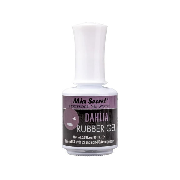 Mia Secret Professional Nail System - Rubber Gel - Dahlia (0.5 fl, oz / 15ml)