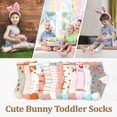 thumbnail image 3 of Toddler Girls Socks, 12 Pairs Non Slip Kids Grips Toddler Grippy Girl House Socks with Grippers for 0-7 Years, 3 of 5