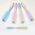 thumbnail image 2 of HEVIRGO Durable Candy Color Roll Curly Round Brush Comb Hairbrush Hairdressing Tool, 2 of 10