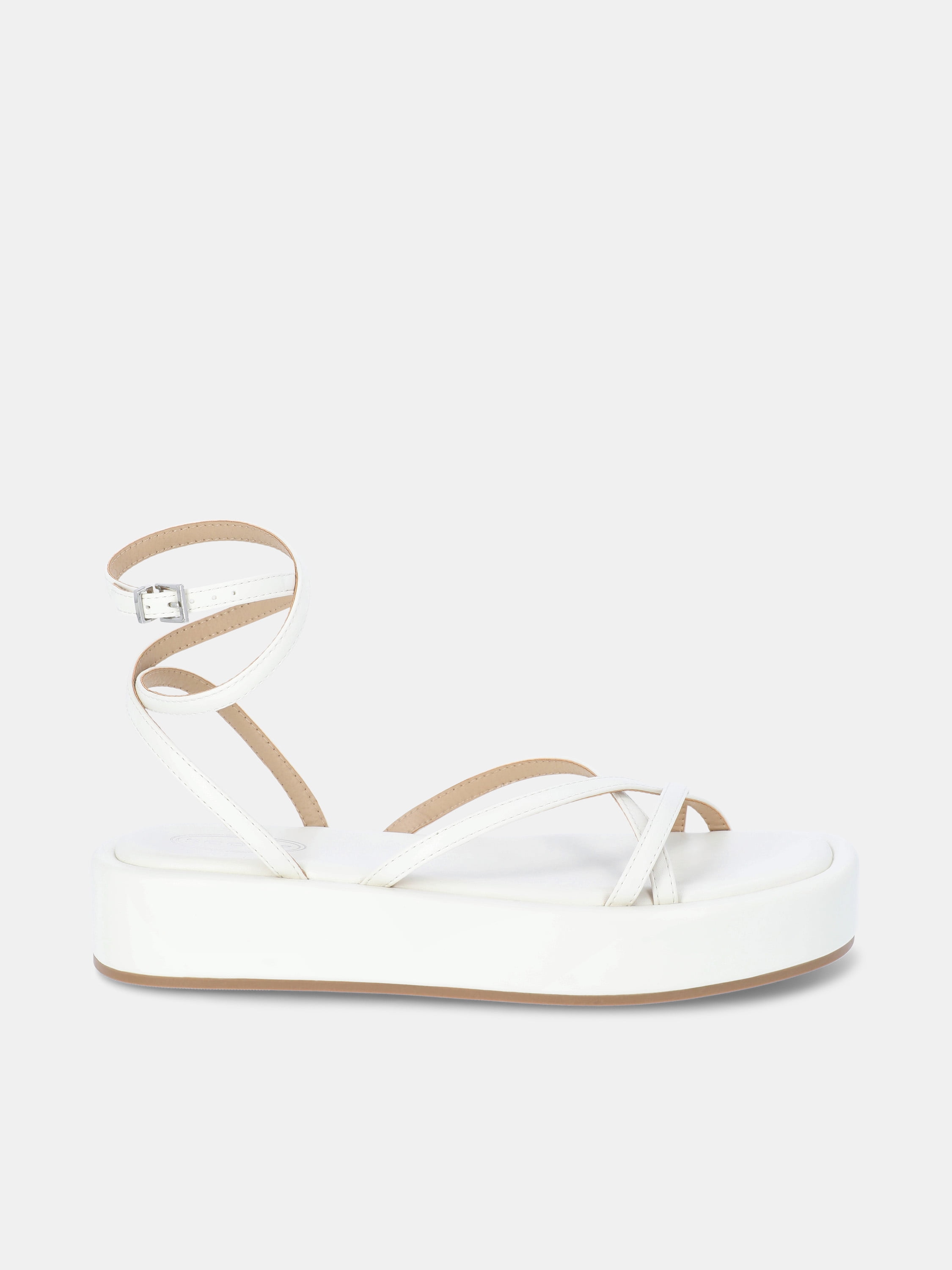 Scoop Women's Platform Strappy Sandals with Adjustable Strap
