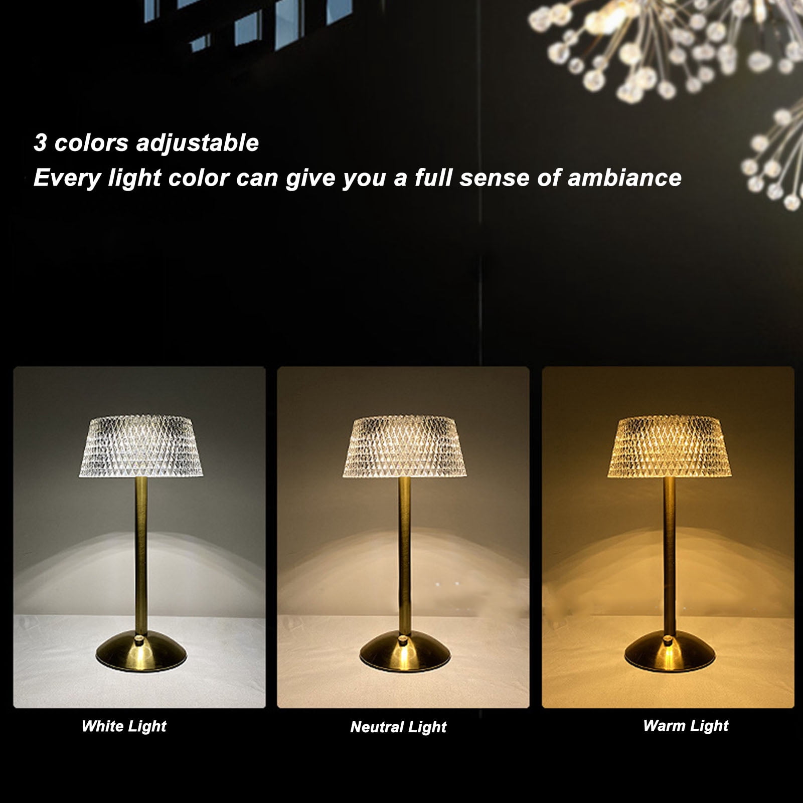 Night Light Baby, LED Bedside Touch Lamps, Bedroom Kids Night Light, USB Rechargeable Portable Bedside Table Lamp for Newborn Breastfeeding, Nursery