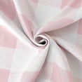 thumbnail image 4 of DriftAway Buffalo Checker Pattern Lined Blackout Thermal Insulated Energy Saving Rod Pocket Window Curtain Valance for Kitchen Bedroom Pink Room Decor, 52" x 18" Plus 2" Header, Pink, 4 of 10