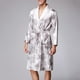 thumbnail image 4 of Batas de Hombre Pijamas de Seda de Hielo Pijamas de Manga Larga Albornoces Largos Ropa de Casa Odeerbi  ODB121010, 4 of 7