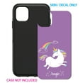 thumbnail image 2 of DistinctInk Custom SKIN / DECAL compatible with OtterBox Symmetry for iPhone 11 Pro (5.8" Screen) - Unicorn - Rainbown - Magic - Purple, 2 of 5