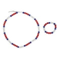 thumbnail image 2 of Collar Y Pulsera De Béisbol, Collar De Béisbol, Cómodos Diamantes De Imitación Elásticos, Purpurina De 3 Colores Para Amantes De Los Jugadores De Béisbol, 2 of 7