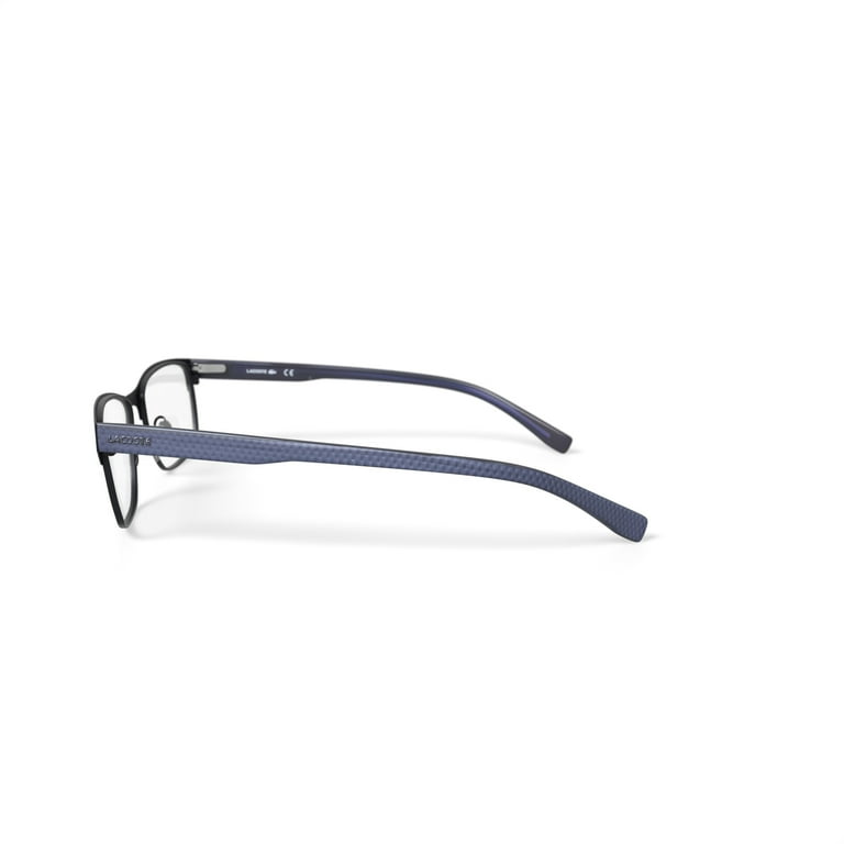 Lacoste Men's L2217G Prescription Eyeglasses with Case, Navy Blue