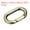 Bronze, variant on Uxcell 1.14 Inch Spring Oval Ring Round Snap Clip Trigger for Bag Purse Keychain, 5Pack Brass