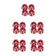 thumbnail image 2 of Vogacara Tuercas de brida RC de 4 piezas, accesorios de actualización de ajuste automático simples profesionales, Kit de ajuste modificado, reemplazo Type2 NO2 Vogacara CBP197965, 2 of 4
