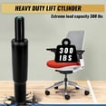 thumbnail image 3 of Office Chair Cylinder Replacement for Steelcase Leap V2 Office Chair, Top Activated Gas Cylinder, 4.5" Height Adjustment, 350N Load Capacity, Black, 3 of 7