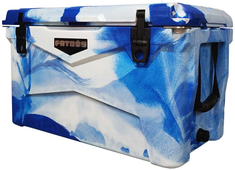 Fatboy 45 Quart Roto Molded Hard Sided Cooler Marine Camo