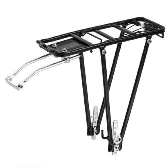 Rear Bike Rack, Luggage Rack, Rear Seat for Mountain Road Bike, Biking Road Storage Organizer Stand, Black
