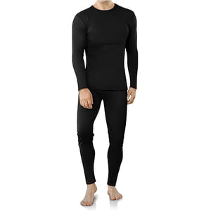 NevEND Men's Microfiber Fleece-Lined Thermal Set