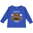 thumbnail image 3 of Inktastic Happy Groundhog Day Cute Boys or Girls Long Sleeve Toddler T-Shirt, 3 of 5
