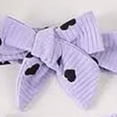 thumbnail image 5 of Baby Girl Clothes Infant Heart Print Romper And Pants 3-Piece Set With Bow Headband Newborn Outfits, 5 of 6