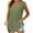 Army Green, variant on Summer Tank Tops for Women 2025 Loose Fit Pleated Square Neck Sleeveless Shirt Curved Hem Flowy Vest Basic Cotton Tee
