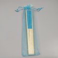 thumbnail image 3 of Handheld Fan Fine Workmanship Engraved Delicate Long-lasting Easy to Grip DIY Bamboo Folding Wedding Folding Hand Fan Gift, 3 of 4