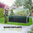 thumbnail image 4 of KING BIRD 68" x 36" x 46.5" Raised Garden Bed with Garden Anti Bird Protection Netting Structure Galvanized Steel Metal Planter Outdoor, 4 of 10