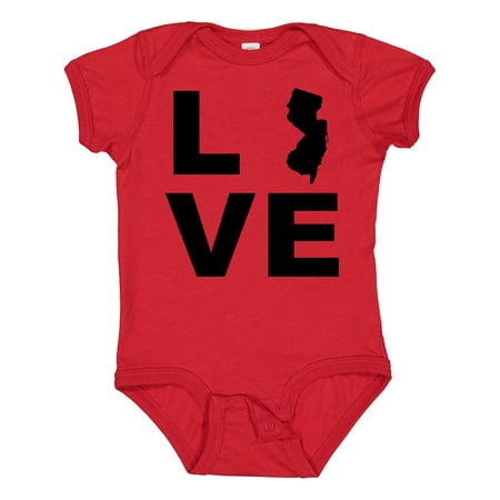 

Inktastic Love New Jersey Gift Baby Boy or Baby Girl Bodysuit