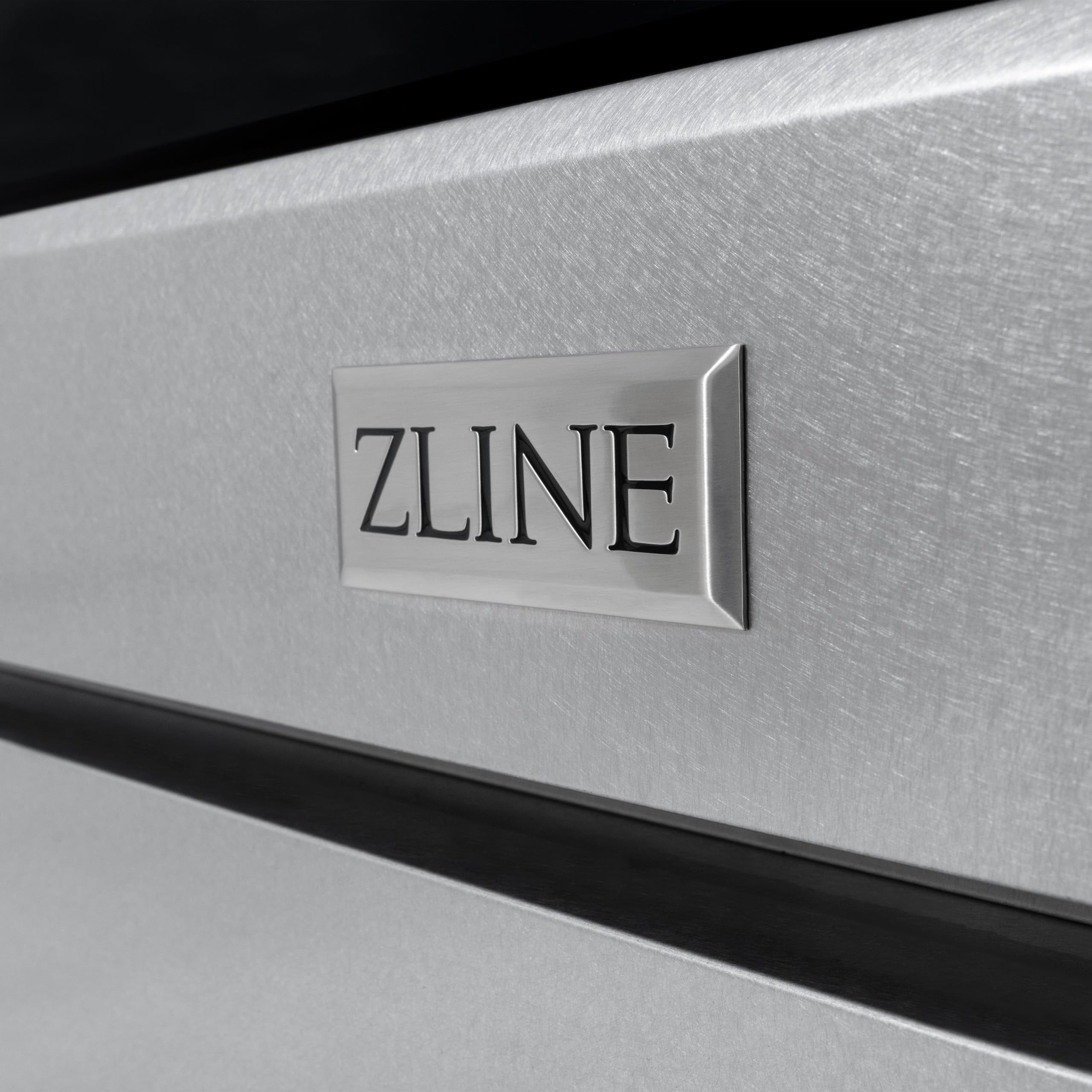 ZLINE Autograph 30" 4.2 cu. ft. Paramount Dual Fuel Range with 4 Burners in DuraSnowÂ® Stainless Steel with Matte Black Accents, SDRSZ-30-MB