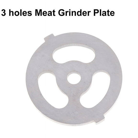 Large 3 holes Meat Grinder Plate Net Knife Meat Grinder Parts Meat Hole Plate