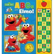 Sesame Street - ABCs with Elmo! 30 Button Sound Book  Great for Learning First Words and the Alphabet - PI Kids