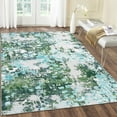 thumbnail image 3 of Huisuilinss Large Machine Washable Area Rug, Anti-Slip Accent Abstract Watercolor Design Ultra-Thin Carpet Throw Rug,Low Pile Office Distressed Accent Throw Rug for Bedroom Living Room, 3 of 7