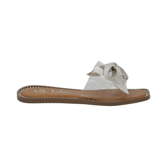 Sandalia Transparente UH LULU BY EH! Moño Comodas beige 25