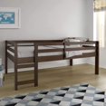 thumbnail image 2 of Walker Edison Alexander Classic Solid Wood Stackable Jr Twin over Low Loft Bunk Bed, Twin Size, Walnut, 2 of 2
