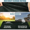 thumbnail image 3 of 4ft x 50ft Green Privacy Fence Screen Heavy Duty Chain Link Mesh Outdoor Shade Cover 90% Blockage, 3 of 6