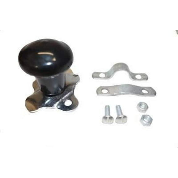 Black Steering Wheel Spinner WSV124BLK