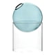 thumbnail image 2 of Florero de vidrio Perfecl Terrario de mesa Contenedor Bud Pot decoración del Hogar Alto azul claro, 2 of 8