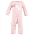 thumbnail image 2 of Luvable Friends Baby Girl Cotton Coveralls 3pk, Unicorn, 9-12 Months, 2 of 4
