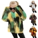 thumbnail image 5 of Gibobby Chamarra de manga larga para bebéAbrigo de invierno para niñas pequeñas, a de viento, grueso, abrigo teñido anudado, chaqueta, ropa de abrigo de (B, 6-7 Años), 5 of 5