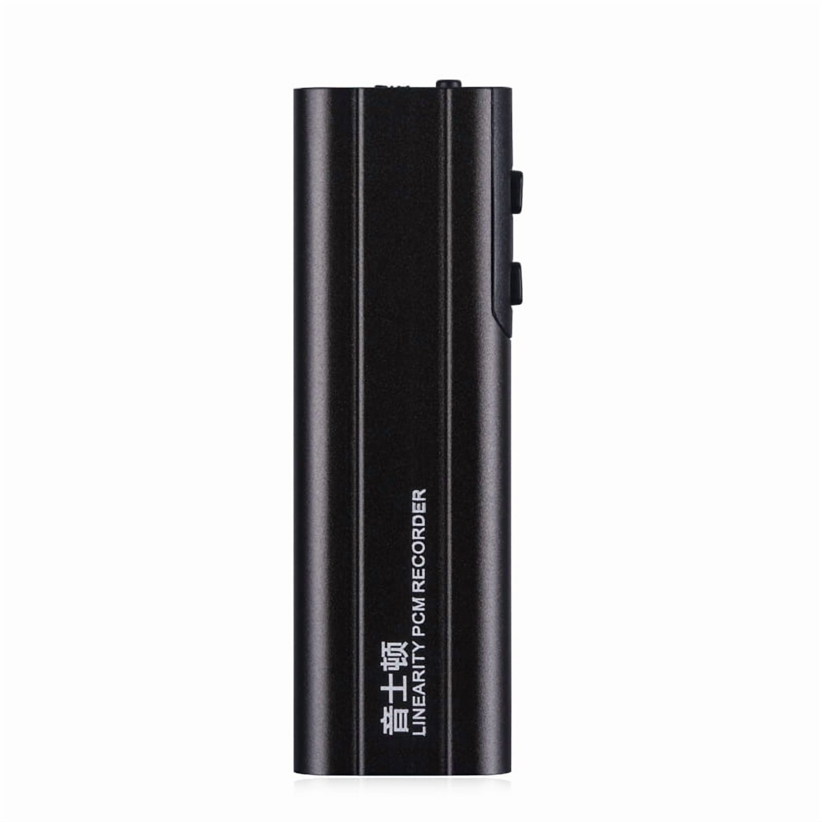 Yescool A2 Mini Metal Professional Dictaphone with Clip HD Child Safety Encryption Digital Voice Recorder Music Player Meeting Class Lecture Sound Audio recording-32GB