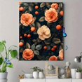 thumbnail image 4 of Qisvanset Framed Canvas Wall Art 12x16 Inch William Morris Floral Bible Verse Art Modern Apartment Decor, 4 of 5