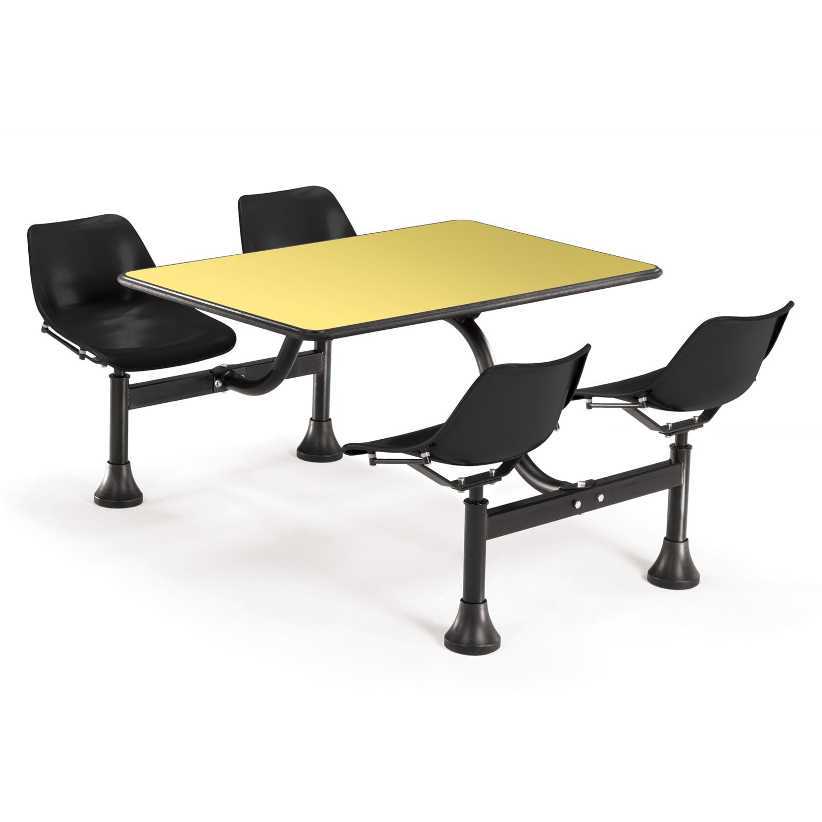 OFM 1003-BLUE-YLW Cluster Table with Laminate Top, Blue & Yellow