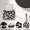 thumbnail image 3 of Herdesigns Cow Print Western Toiletry Bag for Women, Travel Makeup Bag, Waterproof Hanging Cosmetic Organizer for Toiletries & Makeup Essentials, 3 of 7