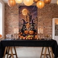 thumbnail image 6 of Halloween Ghost Door Cover, Easy to Hang Halloween Door Curtain, Halloween Wall Door Decoration for Party, Spooky Ghost Hanging Decor for Indoor Outdoor Holiday, 35 X 72 in, C, 6 of 7