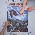 thumbnail image 3 of The Big Island, Hawaii, Lava Flow Scene (1000 Piece Puzzle, Size 19x27, Challenging Jigsaw Puzzle for Adults and Family, Made in USA), 3 of 4