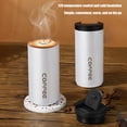 thumbnail image 5 of Blasgw 400ml Stainless Steel Vacuum Insulated Coffee Cup With Lid Coffee Cup Water Cup For Keeping Hot/Iced Coffee Tea Beer Suitable For Travel Office Leisure White, 5 of 9