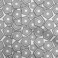 thumbnail image 1 of oneOone Silk Tabby Gray Fabric Geometric Craft Projects Decor Fabric Printed By The Yard 42 Inch Wide, 1 of 4