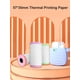 thumbnail image 2 of Rollo Papel para Impresora Btafrte Bolsillo Portátil 6 Uds 57x30mm Papel Térmico Autoadhesivo, 2 of 9