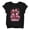 Black, variant on Girls Short Sleeve Shirts Kids Crewneck Soft T-Shirts Summer Tees 2‐13 Years Teen Y2k Cherry Printed Shirts Streetwear Dance