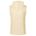 thumbnail image 5 of Men's Casual Hooded Tank Top Breathable Sleeveless Shirt For Daily Wear Home Outdoor Hiking Spring Summer Comfortable Loose Fit Mens Muscle Gym Tank Top Breathable Sleeveless Shirts for Active Men, 5 of 5