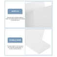 thumbnail image 4 of 10Pcs Dry Erase Sign Acrylic Name Stand Acrylic Sign Tabletop Card Holder Acrylic Display Stand, 4 of 9