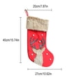 thumbnail image 3 of Xihbxyly En Oferta o Liquidación Suministros de Decoración Navideña Lindos Calcetines con Cabeza de Ciervo Calcetines de Caramelo Bolsa de Regalo Colgante para Árbol de Navidad, 3 of 6
