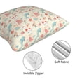 thumbnail image 4 of Throw Pillow Covers, cartoon dolphin Soft Square Pillow Cases with Invisible Zipper for Couch Bed Sofa, Farmhouse Fall Home Decor 16"x16", 4 of 7