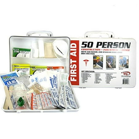 Lumex 1799-50p 50 Person First Aid Kit, White